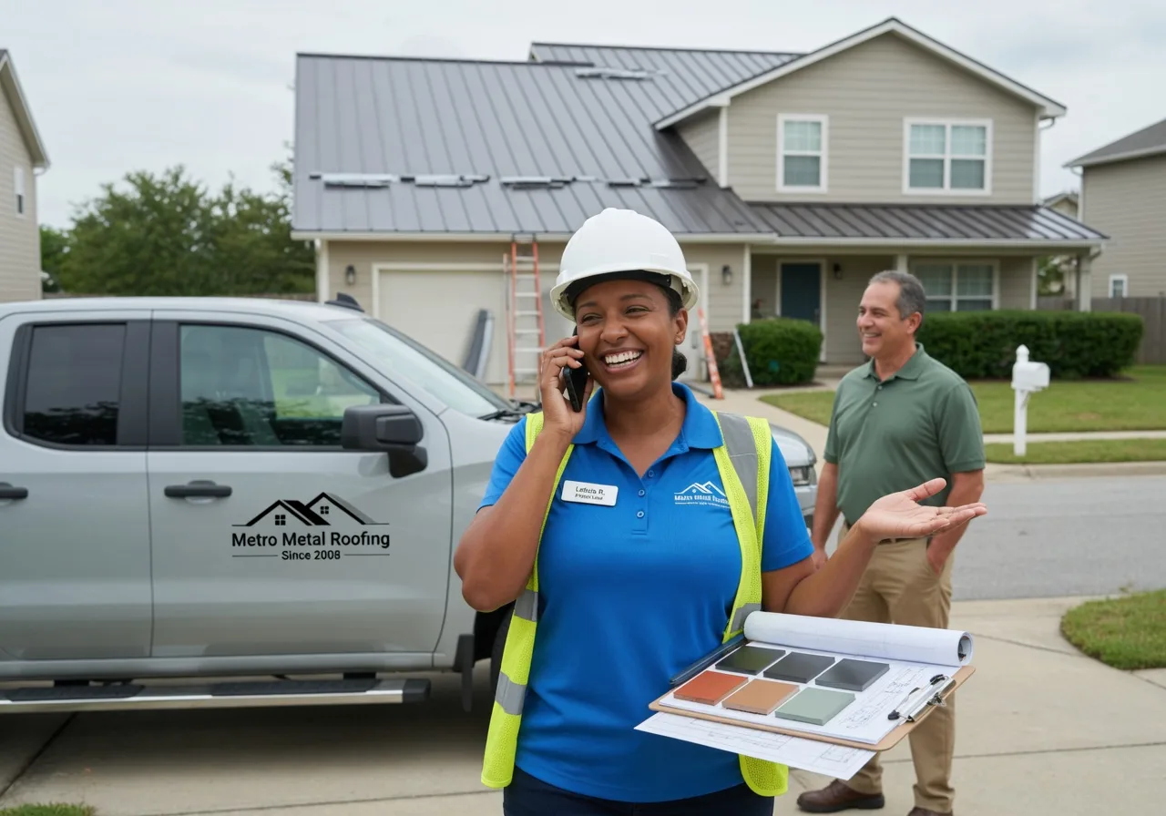 Storm Damage Metal Roof Repair in Hovland, MN